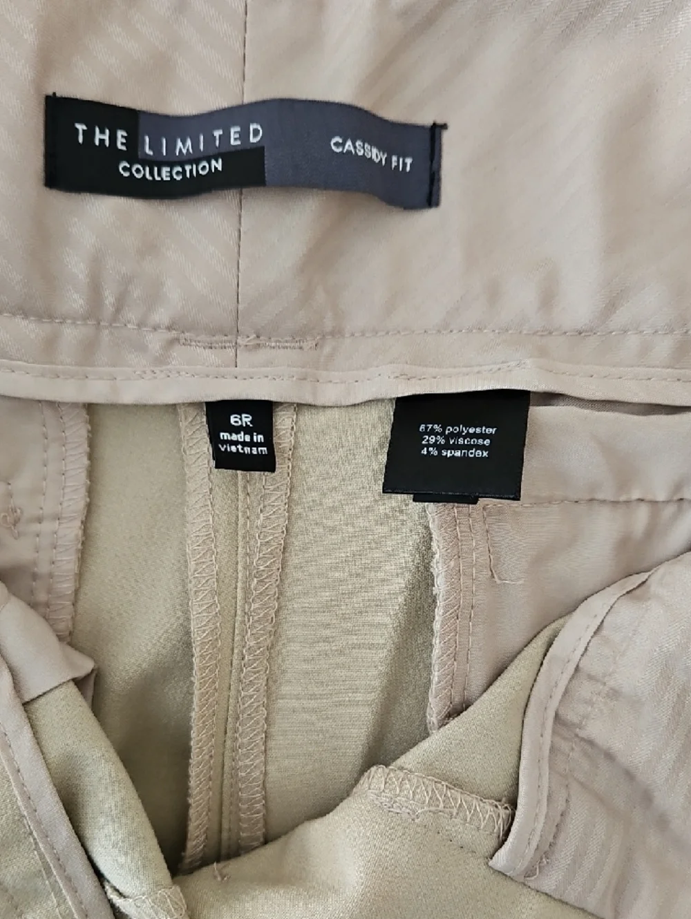 The Limited Beige Women's Tailored Two-Button Blazer and Pant Set - Picture 5 of 5